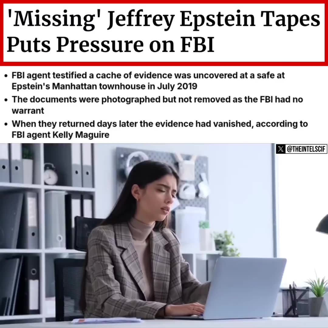 EPSTEINS BLACKMAIL tapes that would bring down the entire system