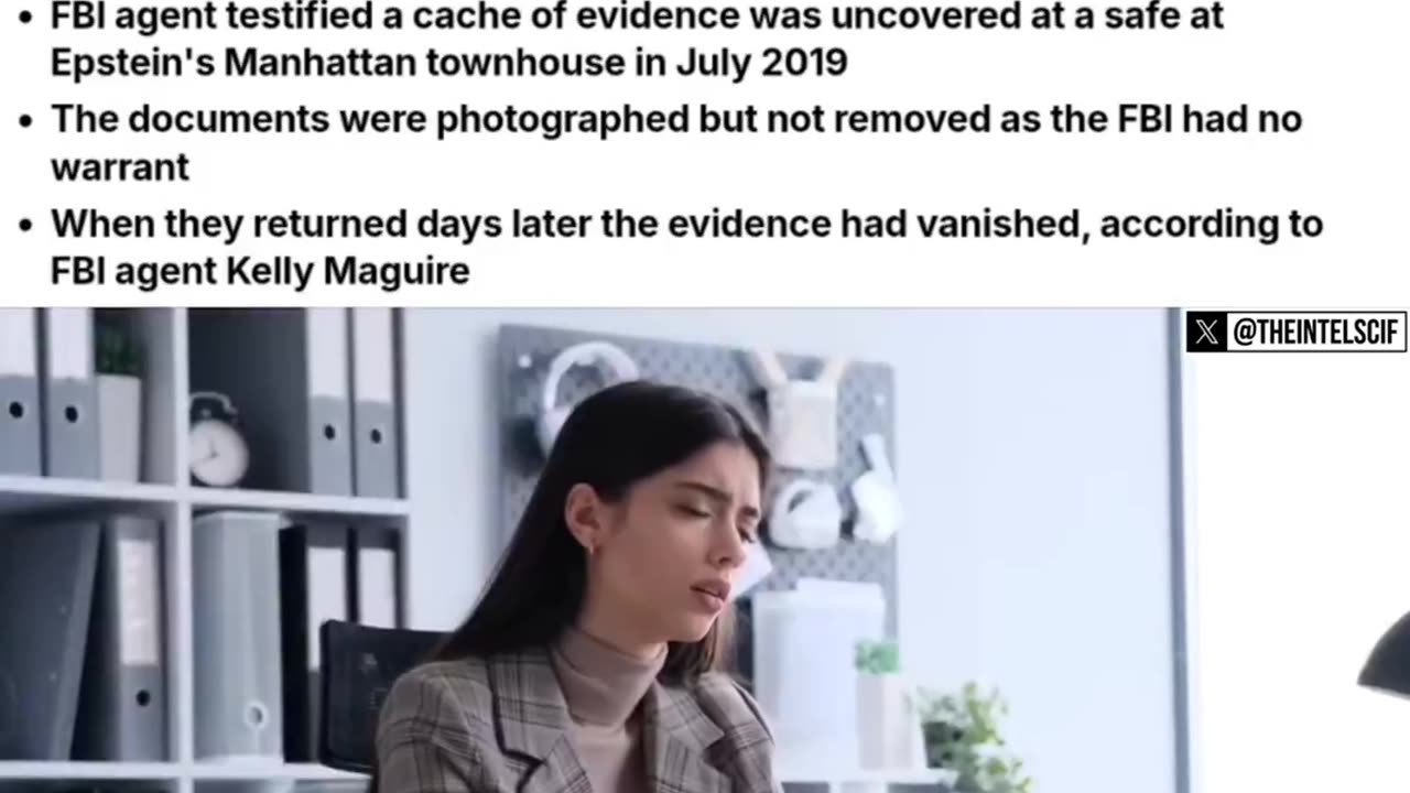 EPSTEIN'S BLACKMAIL tapes that would bring down the entire system