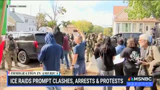 MSDNC just admitted that insurrections are happening DAILY across the country against ICE officers.