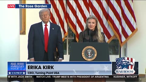 ERIKA KIRKS DELIVERS REMARKS