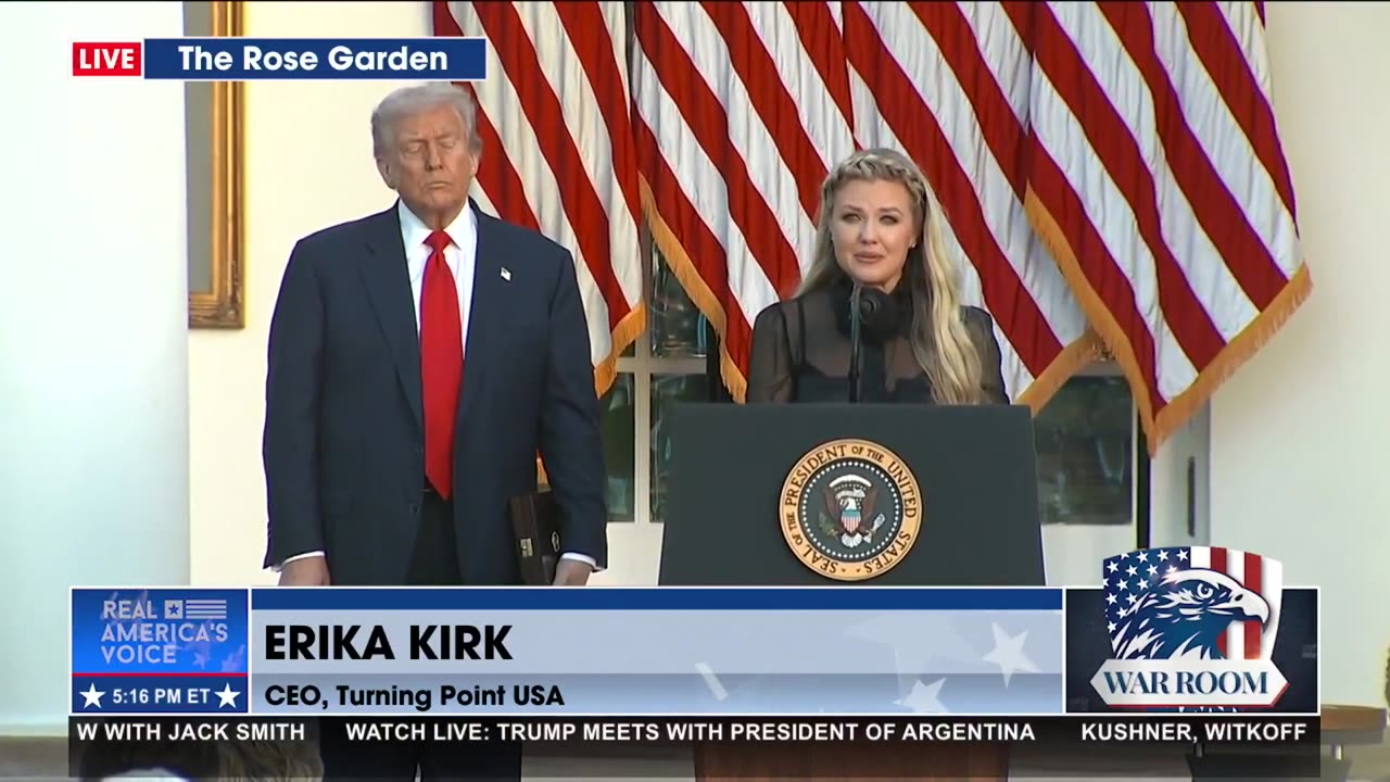 ERIKA KIRKS DELIVERS REMARKS