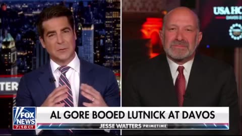 Al Gore Booed Howard Lutnick hahaha
