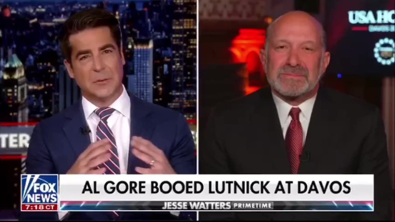 Al Gore Booed Howard Lutnick hahaha