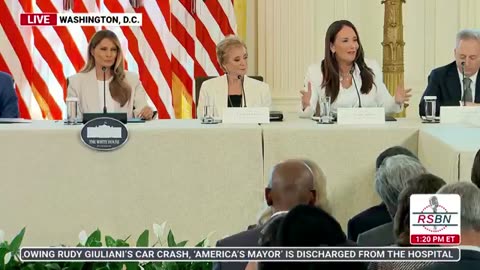 Melania Trump’s Meeting for White House Task Force on AI Education [09•04•2025]