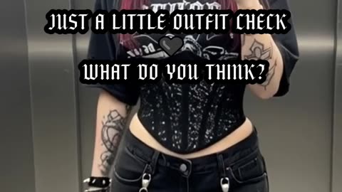 Is it too much goth vibes… or just enough?