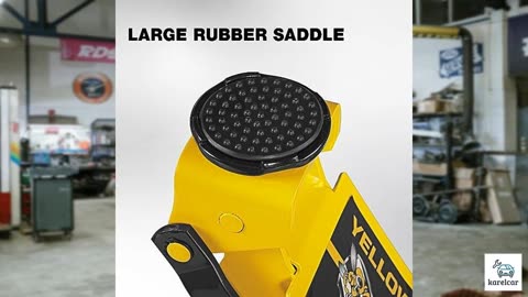 YELLOW JACKET Low Profile Floor Jack with Dual Pumps