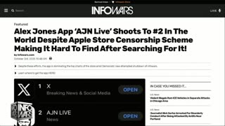 INFOWARS LIVE - 10/5/25: The American Journal with Breanna Morello / The Alex Jones Show / The War Room With Harrison Smith