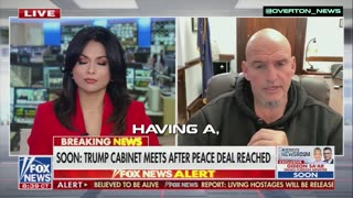 Sen Fetterman was asked if President Trump deserves the Nobel Peace Prize: