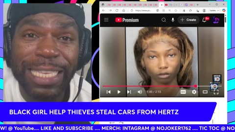 BLACK GIRLS help THUGS STEAL CAR from HERTZ