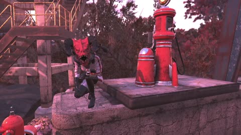 Poseidon Energy Gas Station & LIGHTED Gas Station Canopy Tour Location Review Fallout 76 walkthrough