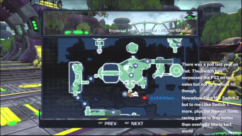 Playing Ratchet& Clank Future: Tools of Destruction on PS 3