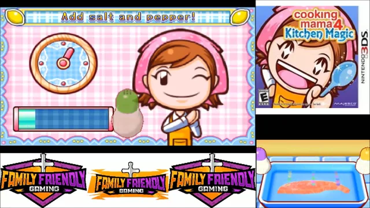 Cooking Mama 4 Kitchen Magic Salmon Meuniere