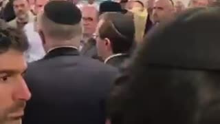 Australian PM Albanese with his kipper on w Israel President Herzog