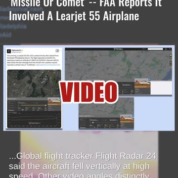 Fact Check: Explosion In Philadelphia NOT Caused By 'Missile Or Comet' -- FAA: Learjet 55 Airplane