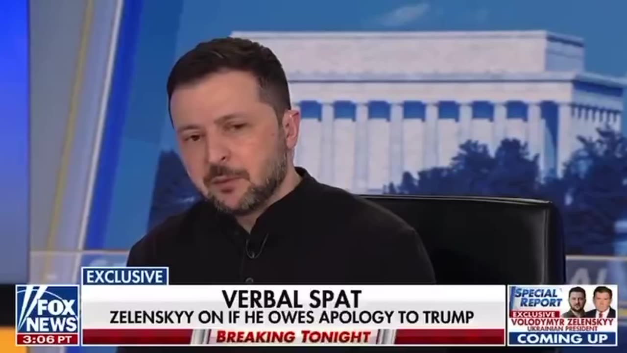 ICYMI: Zelenskyy asked if he owes Trump an apology