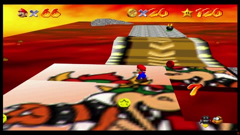 Super Mario 64 [4K] - Remaining RA - Red Challenge of the Molten Area [NC]