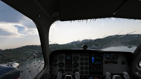 X-Plane 12: St. Barths in the Baron