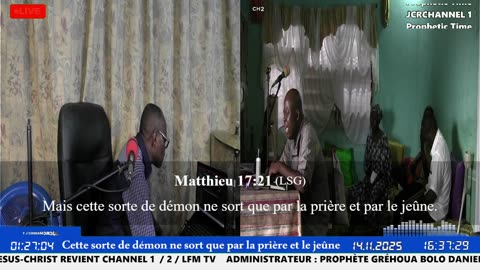 Jeûne et prière du 14 11 2025: 2ème partie 2 : Cette sorte de démon