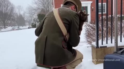 🙀When Daddy returns home from deployment🐈