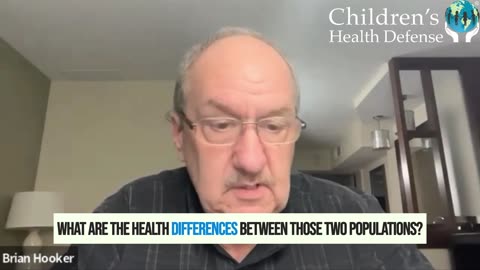 Dr. Brian Hooker published a study comparing vaccinated and unvaccinated children