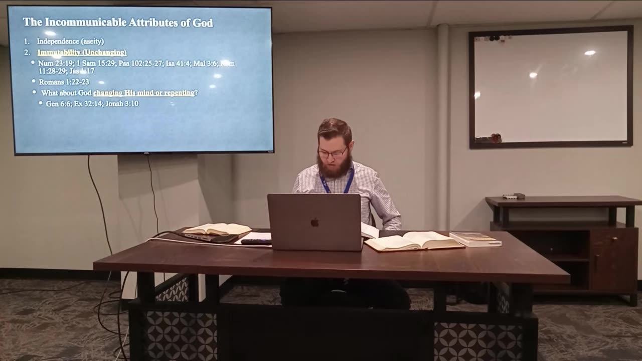 Theology - Bibliology - 1.11 - Theology Proper - The Incommunicable Attributes of God pt II