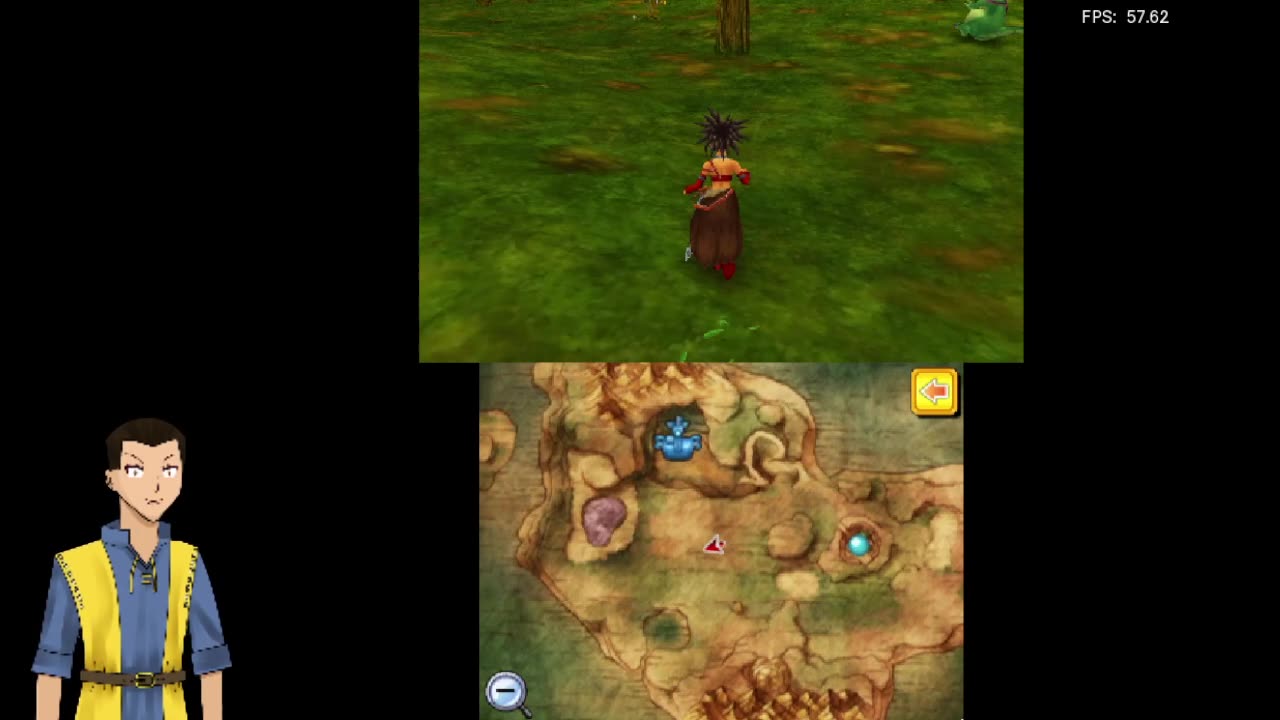 Dragon Quest 8 (3DS/RetroArch) day 42 Yoshi's colorless' island?