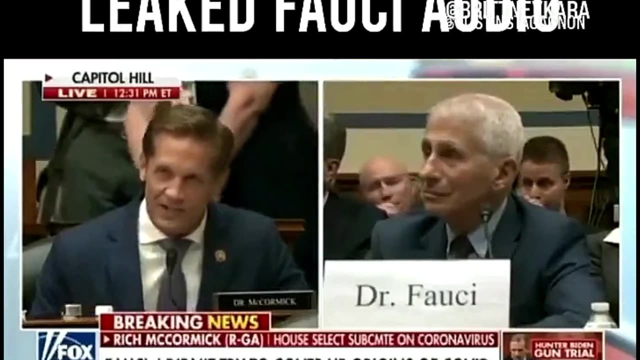 The leaked audio of Fauci