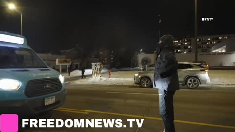 Anti-ICE lunatics in St. Paul are lighting FIREWORKS and BLOCKING CARS outside a hotel
