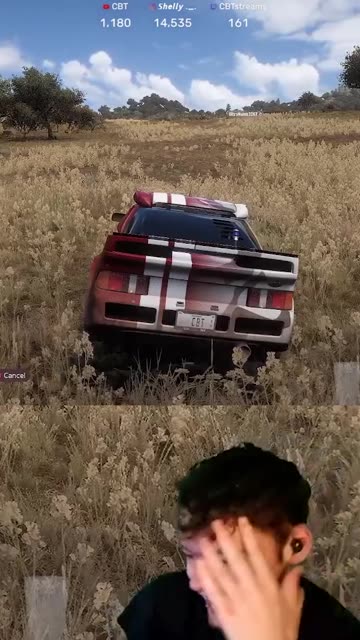 Accidental rewind on XP Board hit | CBTstreams Forza Horizon 5