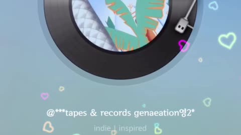 Original song) Tapes & record genaration /테이프 & 레코드 세대.