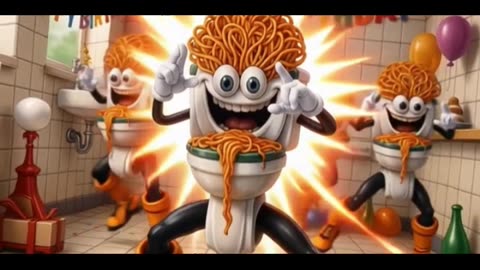 Spaghetti-Tualetti Udin Din Din Dun BRAINROT 🔥