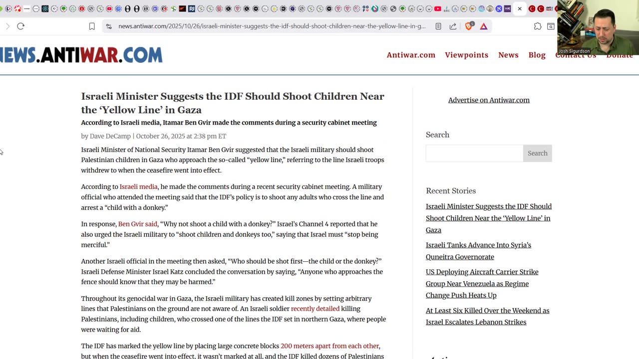 ISRAEL ATTACKS PALESTINE!