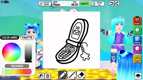 EST DRAWING WINS in Roblox... MINE WAS TOO GOOD 🎨🔥