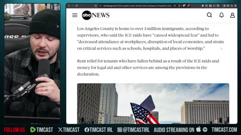 STATE OF EMERGENCY, Democrats Say Trump ICE Raids Are An ATTACK, Give Welfare To Illegals | Tim Pool