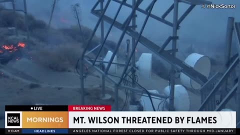 Eaton Fire in Los Angeles Threatens Critical Communications Infrastructure