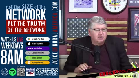 LIVESTREAM - 8:00am ET - Voice of Rural America with BKP