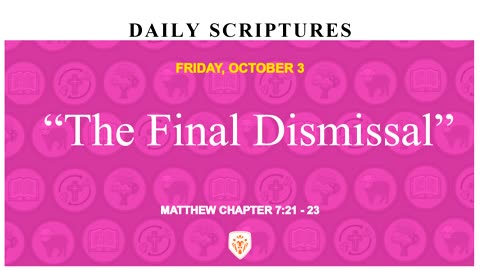 “The Final Dismissal”