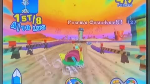 SpongeBob’s Boating Bash Wii Gameplay (potential epilepsy warning)