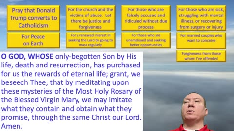 Mary's Daily Live Holy Rosary Prayer at 8:00 p.m. EDT 10/17/2025