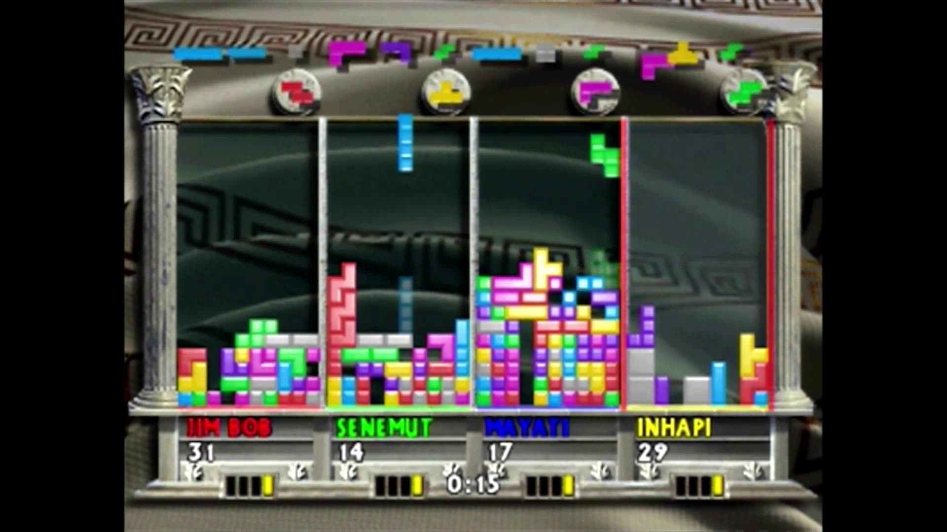 The New Tetris - Four-Player Mode (Actual N64 Capture)