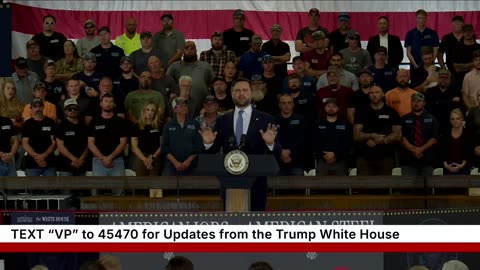 Vice President JD Vance Delivers Remarks at Mid-City Steel
