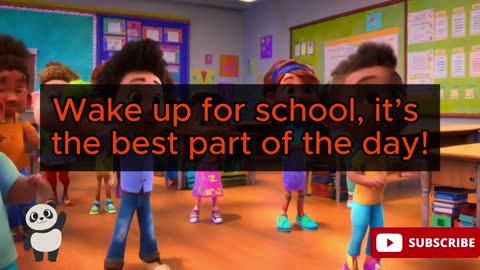 Wake Up for School Song - Sing-along song for Children