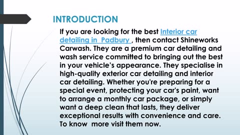 The best Exterior car detailing in Padbury.