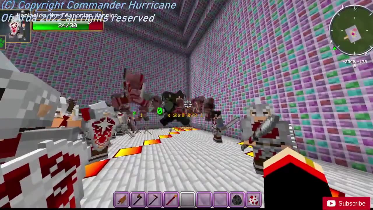 Minecraft mob battle feanorian elves vs olog hai