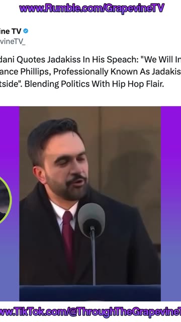 Zohran Mamdani Quotes Jadakiss In Speech, Blending Politics With Hip Hop Flair.