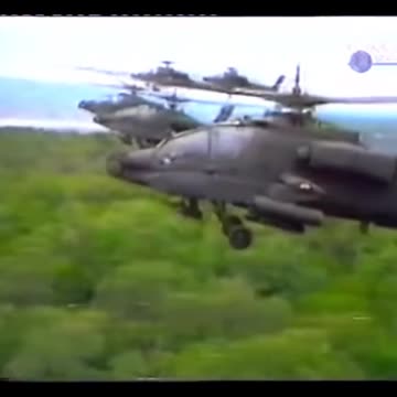 Retro-War: Vintage Apache Gunship Footage