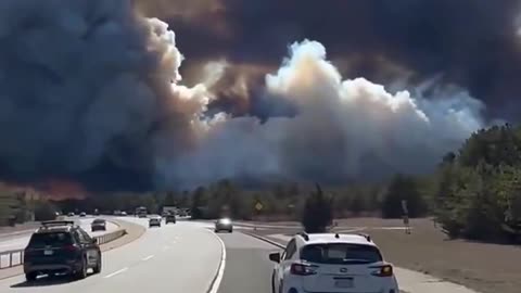 Fires rage in long island, new york