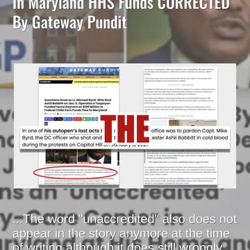 Fact Check: Wrong Headline Saying Michael Byrd Pocketed $190 Million In Maryland HHS Funds CORRECTED