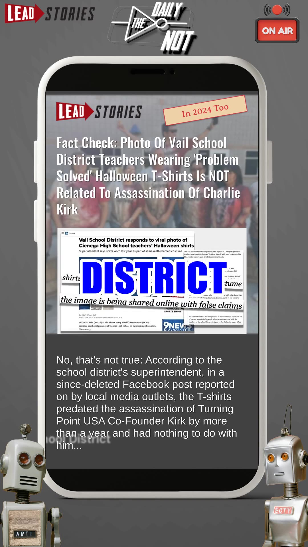 The Daily NOT - A show about what didnt happen today. Episode 572.