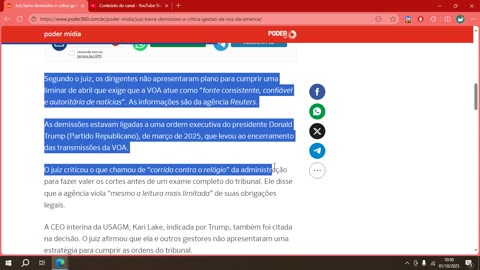 Juiz barra demissões e critica gestão da Voz da América